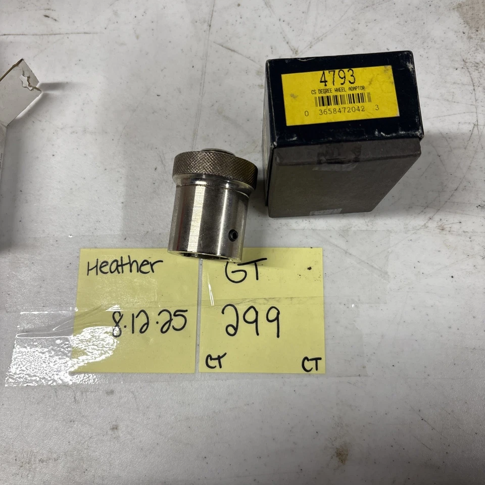 COMPETITION CAMS 4793; Adaptador de rueda grado CS de acero dorado Foto 2 de 3