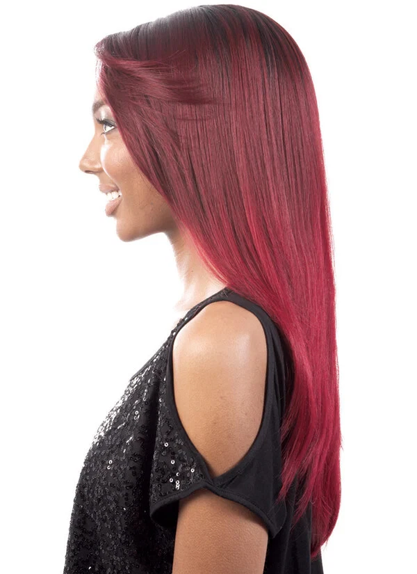 Синтетический теплостойкий парик STELLA от Motown Tress — ДЛИННАЯ БОКОВАЯ ПОЛОСА 24 дюйма - Изображение 4 из 4