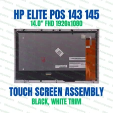 LCD Display Touch Screen Bezel HP Engage One POS AIO 14" Model