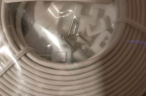 BUSOHE Cat 7 Flat Ethernet Cable 10Gbps High Speed Ethernet Cable - White 100 ft - Picture 4 of 4