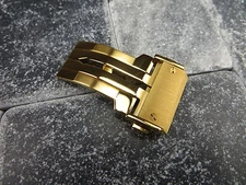 22 24mm Stainless Deployment Buckle Gold Plate HUBLOT Big Bang Band Strap Clasp