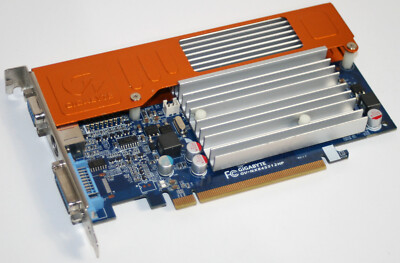 Gigabyte GeForce 8400GS, GV-NX84S512HP, PCI-E, 512MB DDR2, DVI VGA, S-Video