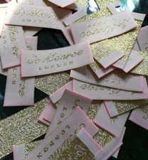 1000pcs customized garment labels woven or printed labels clothing main labels