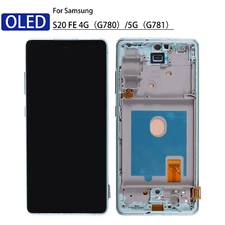 Small OLED LCD Touch Screen Parts for Samsung Galaxy S20 FE G780 G781 Assembly