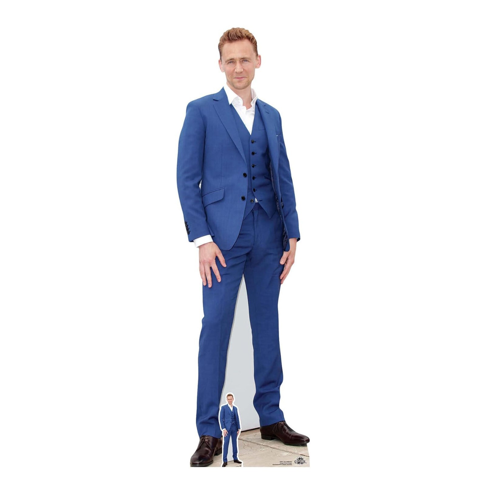 Tom Hiddleston Waistcoat Lifesize Cardboard Cutout with Free Mini Standee