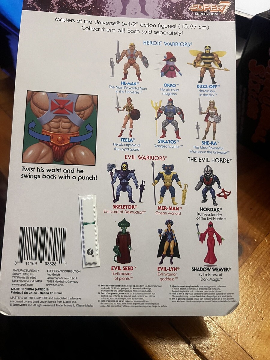 Super7 Masters of the Universe TRANSFORMING HE-MAN Action
