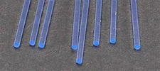 Plastruct 	3/32 Blue Fluorescent Acrylic Rods (8) 90252 x