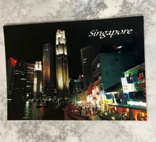 Boat Quay Singapore Postcard