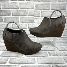 Dr. Scholl’s Harlin Women’s Size 9.5  Brown Distressed Comfort  Ankle Booties