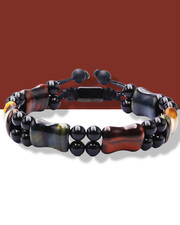 Protection Crystals Men's Bracelet Tiger Eye Natural Stone Energy Beads