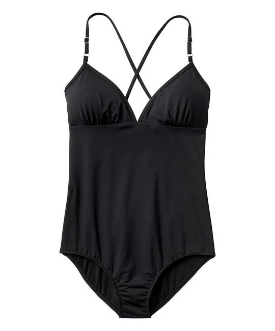 Nuevo con etiquetas Traje de baño de una pieza Athleta XS negro Kihei Loop Back secado rápido Foto 4 de 4