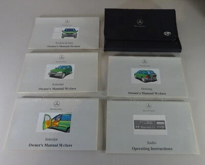 Cartera + Owner's Manual Mercedes-Benz Clase M W163 ML 230 320 430 From 1998 - Imagen 1 de 3