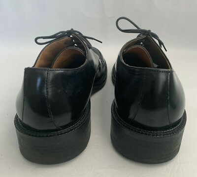 Banana Republic Oxford Black Leather Apron Round Toe Lace Up  display picture 1
