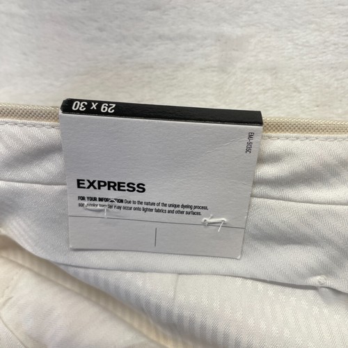 NWT Express Tagged 29x30 Ivory Dress Pants for Men - Picture 3 of 15