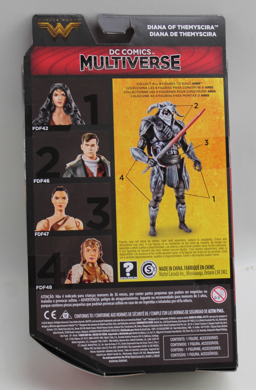 DC Comic Multiverses Wonder Woman Action Figure Ares | eBay