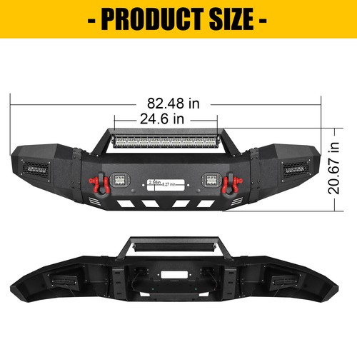 Luces LED de parachoques delantero trasero todoterreno para Dodge Ram 2500 3500 2006 2007 2008 2009 - Imagen 4 de 18