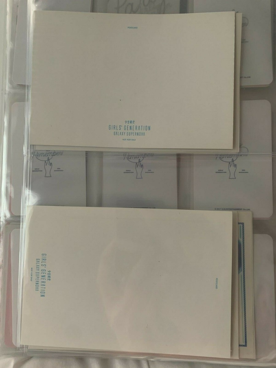 SNSD Girls' Generation Galaxy Supernova Japan Postcard/Photocard