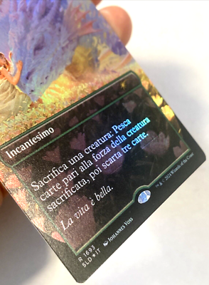 MTG Greater Good Bene Supremo ITALIAN RAINBOW FOIL Secret Lair 