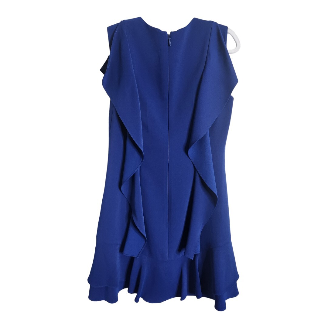 bcbg blue ruffle dress Tiered Ruffle Bcbg Prom Dress Royal Blue Off The Shoulder Ruffle Tiered Tulle Long Prom Dresses MD4013101