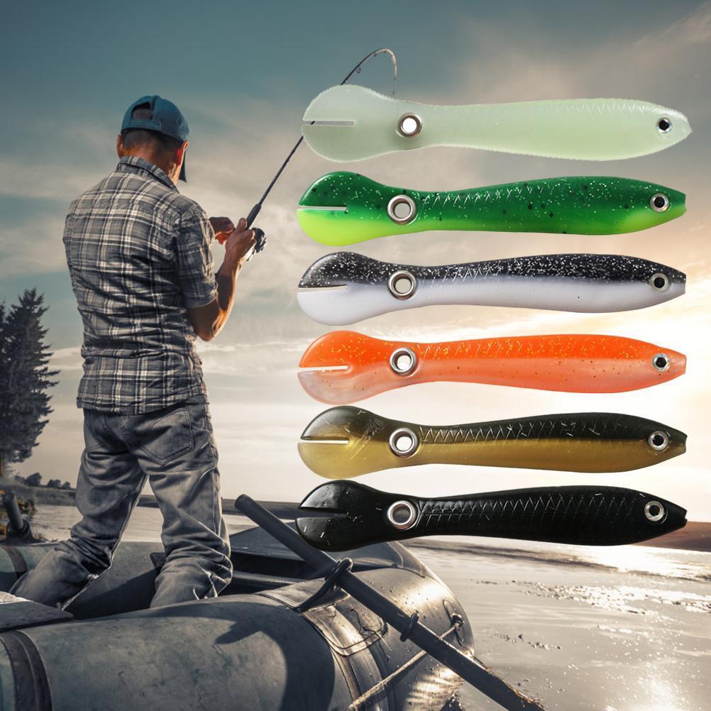 5Pcs 10cm 6g Soft Fishing Lures Bionic Loach Soft Bait Soft Paddle Tail