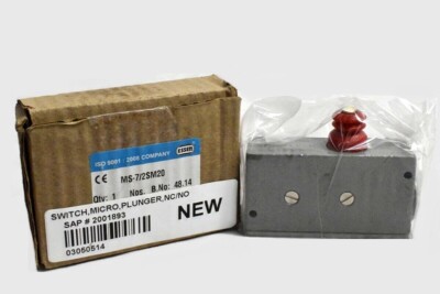 Essen MS-7/2SM20 Micro Limit Switch Plunger NC/NO