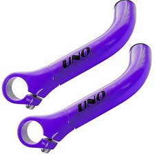UNO MANUBRIO CORNA APPENDICI PROLUNGHE VIOLA BICI BICICLETTA MTB TRAINING BIKE
