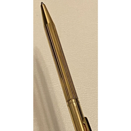 S.T. Dupont / Ballpoint pen / Gold / Twist type / Genuine