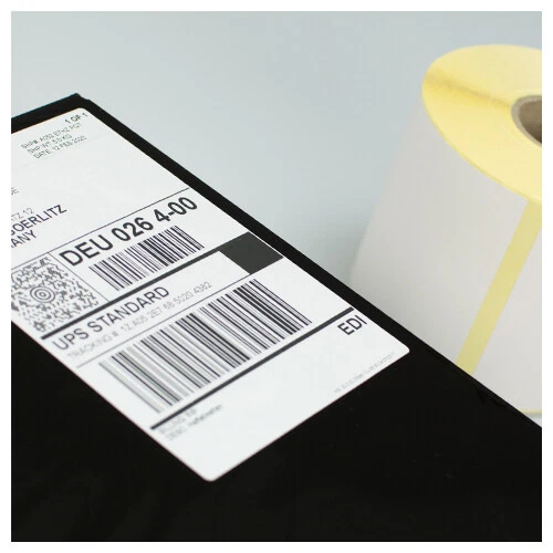 350Stk. Thermo Etiketten 102x152mm auf Rolle selbstklebend Thermodirekt Papier - Bild 5 von 5