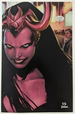 Lady Loki Comic Panel Poster Art Splash Page Thor Olivier Coipel Marvel