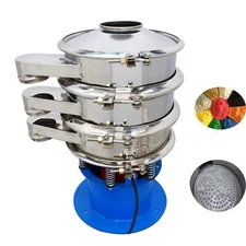 15.7''Electric Vibrating Screen w/20&100Mesh Screen Industrial Sieve Machine110V