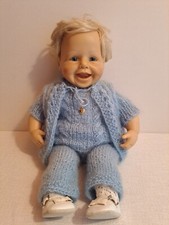 Brigitte Leman Künstlerpuppe / selten / Junge Puppe Bube blond / ca 50 cm / Zapf