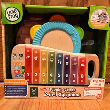 Leapfrog Tappin' Colors 2-in-1 Xylophone VTech 100 FSC Certified Wood 
