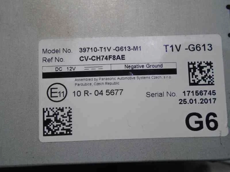 39710T1VG613M1 écran multifunction pour HONDA CR-V (RE) 2013 3774711 - Photo 3/4