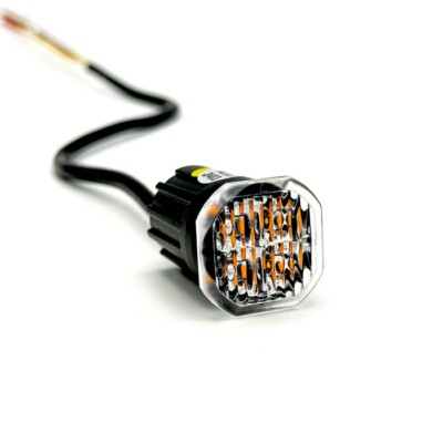 LED Versteckleuchte, 12/24V, Unterputz/Halterung, LightBar Recovery Strobe Beacon AMBER
