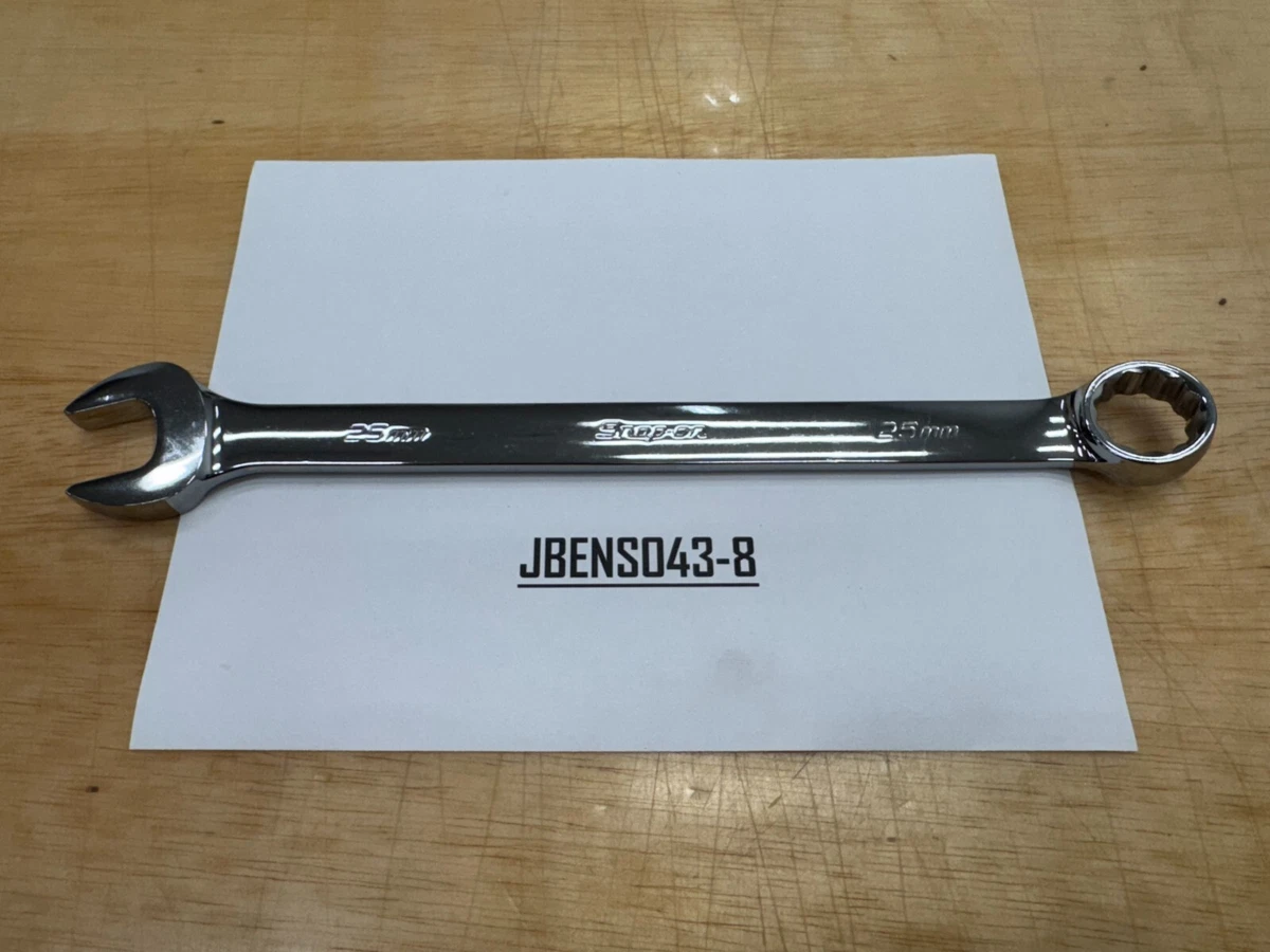 Snap-on Tools USA NEW 25mm Metric 12pt Standard Chrome Combo