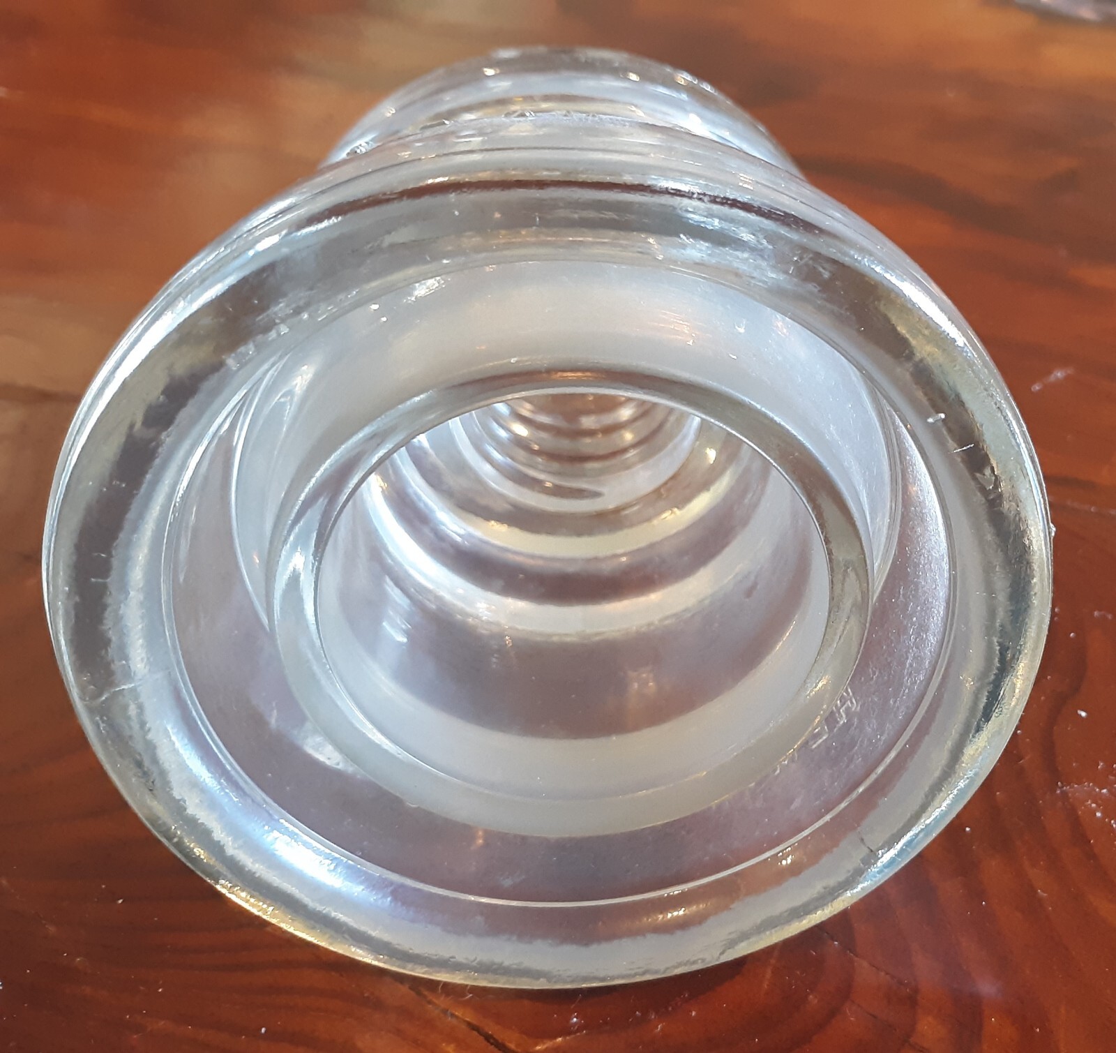 Vintage Hemingray 45 Made in USA 3-41 Clear Glass Electrical Insulator ...