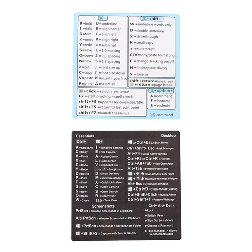 Windows PC Reference Keyboard Shortcut Sticker Adhesive for PC Laptop Desktop-wf - Bild 4 von 15