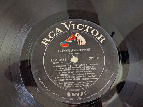 ELVIS PRESLEY - FRANKIE AND JOHNNY - MONO LP LPM-3553 (No pic) Vinyl - Picture 9 of 24