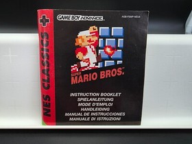 Super Mario Bros NES Classics Nintendo Game Boy Advance OVP AGB-FSMP-EUR