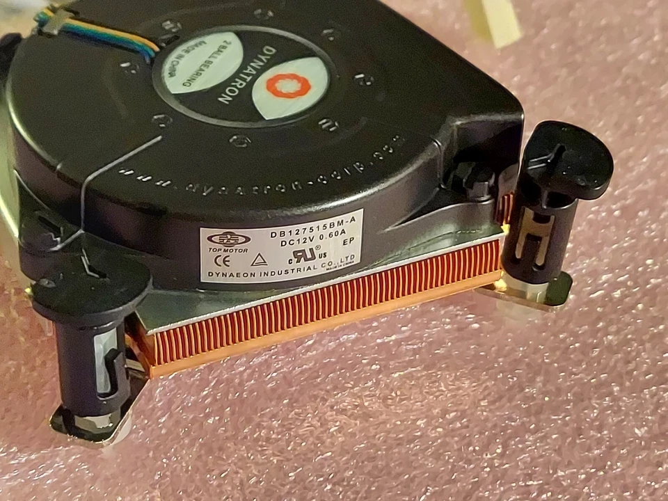 Dynatron 1U CPU Cooler Heatsink Fan DB127515BM-A  LGA 1150 1151 1155 1156 4PIN - Image 3 of 3