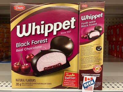 AiWaWa CA, DARE Whippet Black Forest Chocolate Covered Mashmallow