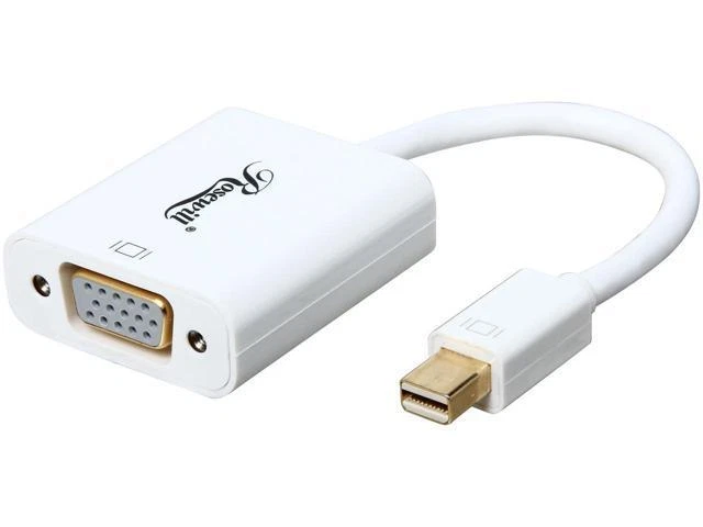 Rosewill RCDC-14038 Mini Display Port Male to VGA Female Adapter 34 AWG, White - Image 3 of 4