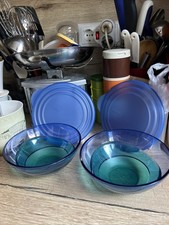 Tupperware 2 Eleganzia Schüssel 600 Ml blau