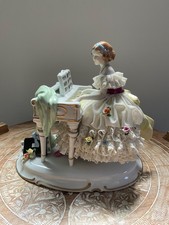 German Dresden UnterWeissBach Porcelain & Lac...