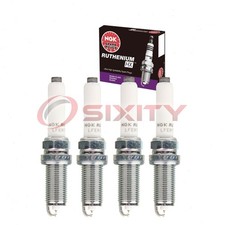 4 pc NGK Ruthenium HX Spark Plugs for 2015-2018 Volkswagen Golf R 2.0L L4 oi