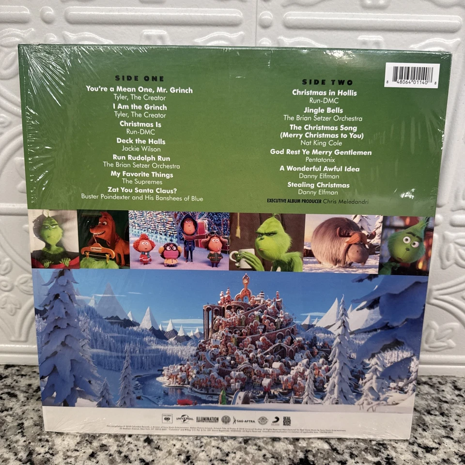 Grinch Soundtrack Vinyl Limited Clear Swirl Tyler The Creator NEW SEALED #/5000 - Image 3 of 3