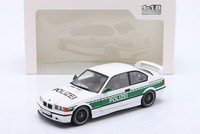 Bmw M3 (E36) Coupe Baujahr 1991 Drift Polizei Wei� / Gr�N 1:18 Solido