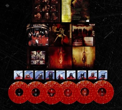 SLIPKNOT 6LP 25TH ANNIVERSARY BLOOD SPLATTER BOX SET - Limited 1899 copies
