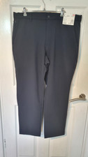 Uniqlo Navy Warm Stretch Trousers Size XL 36-39", BNWT Brand New With Tags
