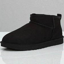 AUTHENTIC NEW UGG CLASSIC ULTRA MINI II 1116109 BLACK WOMAN  S BOOTS